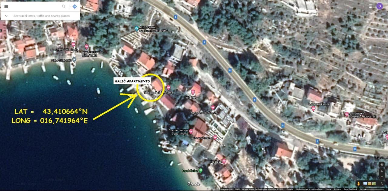 Apartment On The Beach Lokva Rogoznica Extérieur photo